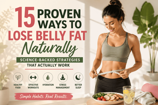 15 Proven Ways to Lose Belly Fat Naturally (No Dieting, No Gym Required) - My Store